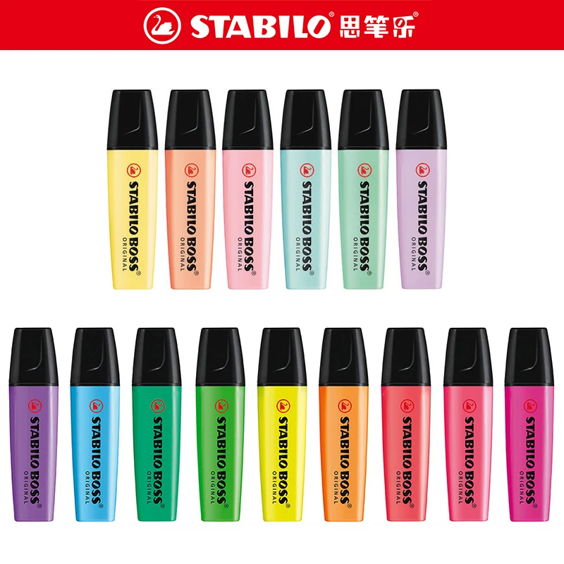 Stabilo Marker Boss - Evidenziatori STABILO in 5/9/14 colori, penna