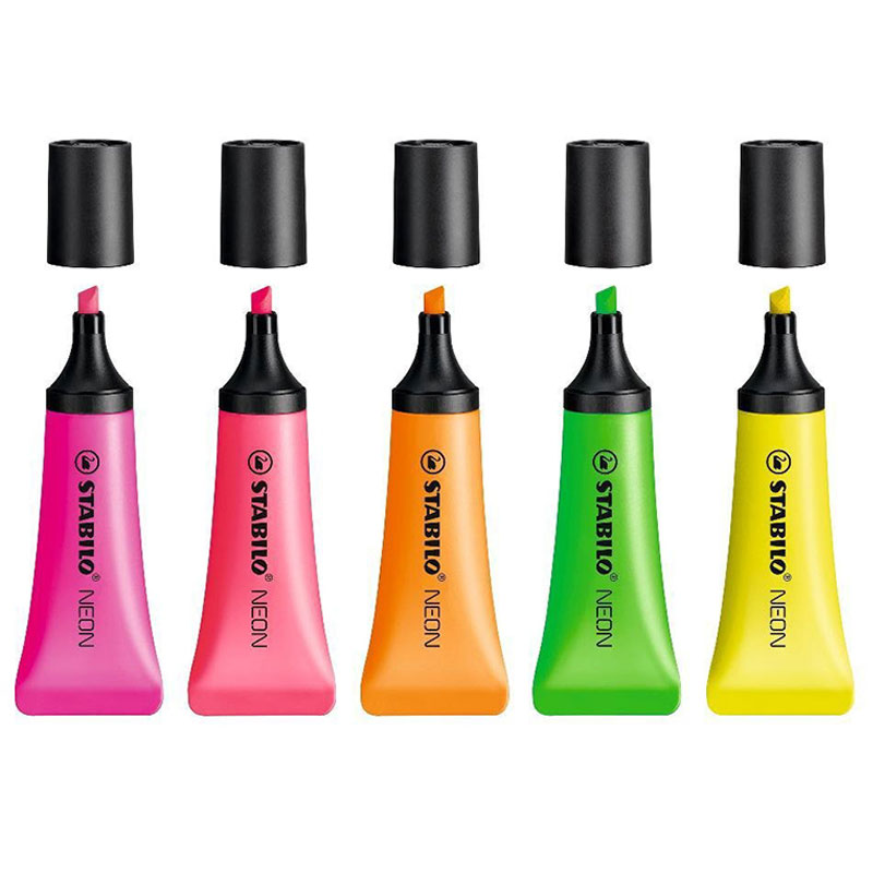 5Pcs STABILO Evidenziatore 72  - Stabilo Marker Boss recensione e prezzo